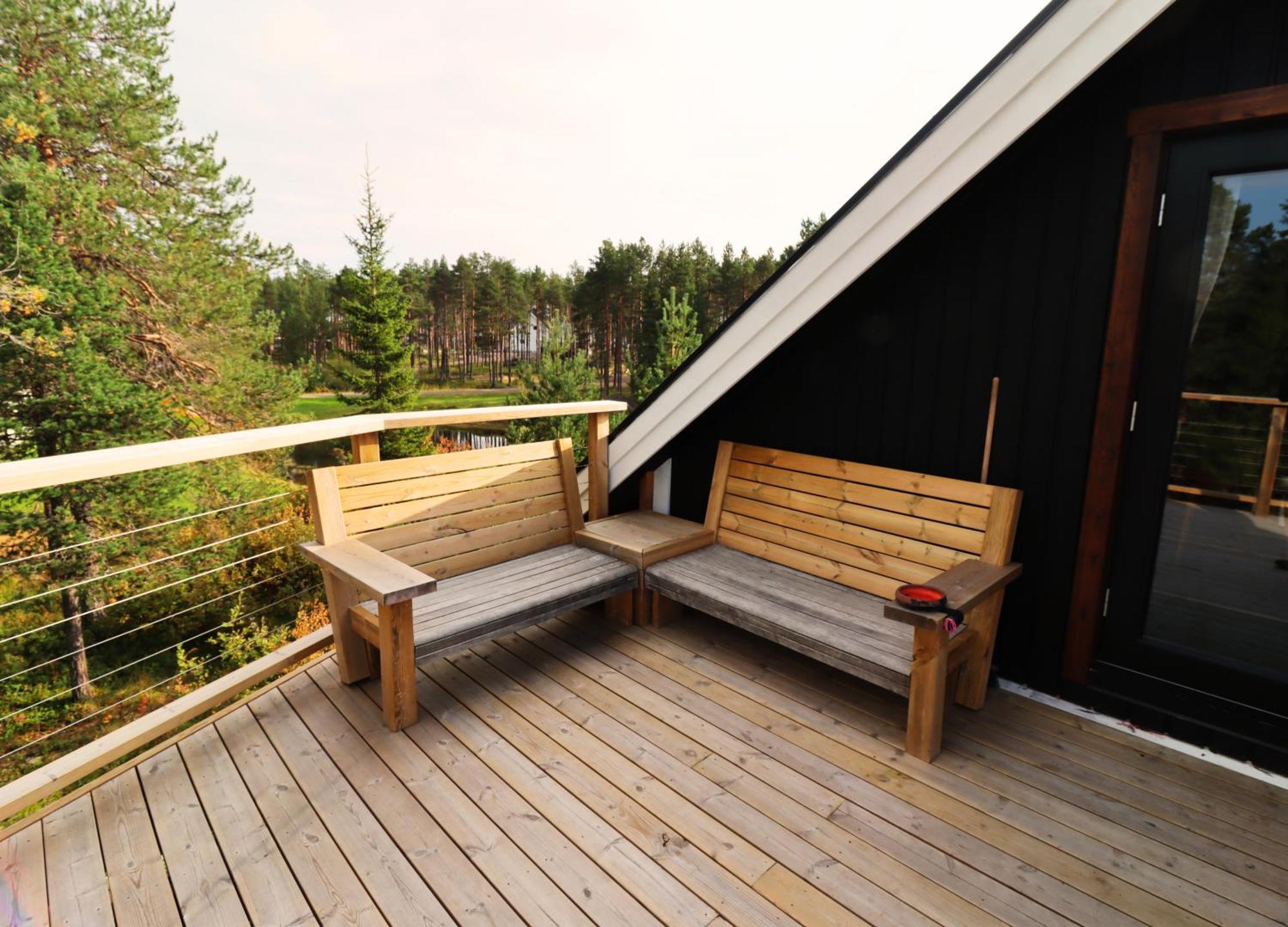 Cozy Cabin Styled Loft Kiruna Luaran gambar